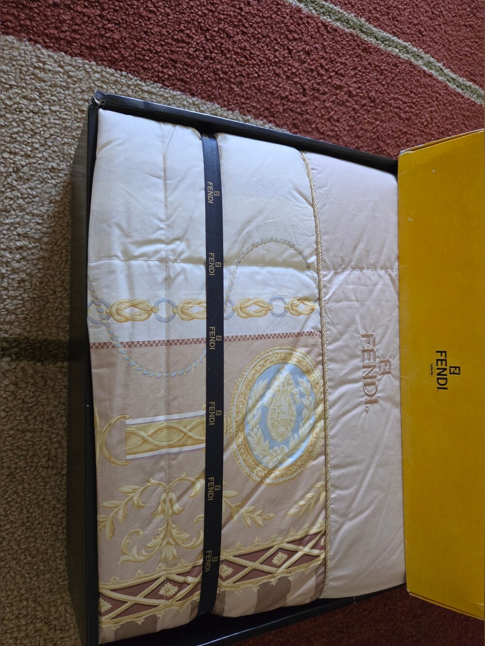 Authentic Fendi Luxury Light Comforter in Box 150cm*210cm- 59inches*82inches